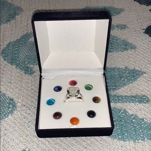 Ring with Interchangeable Stones